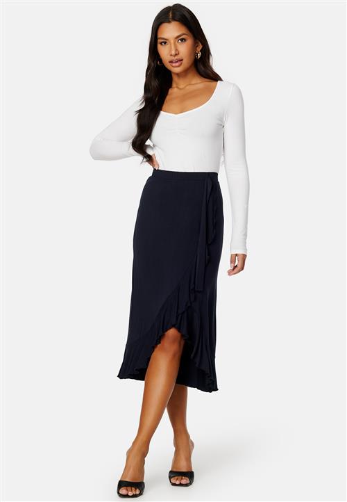 Happy Holly Frill Wrap Skirt