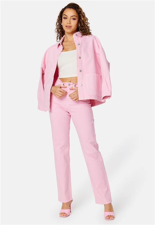 BUBBLEROOM Straight High Waist Jeans