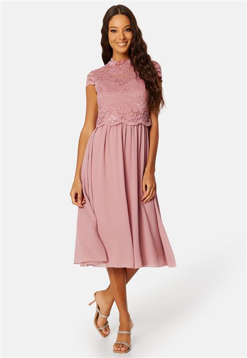 Bubbleroom Occasion Jolie Short Sleeve Midi Dress