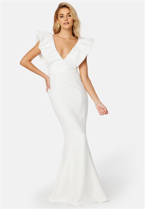 Elle Zeitoune Marie Voluminous Shoulder Dress