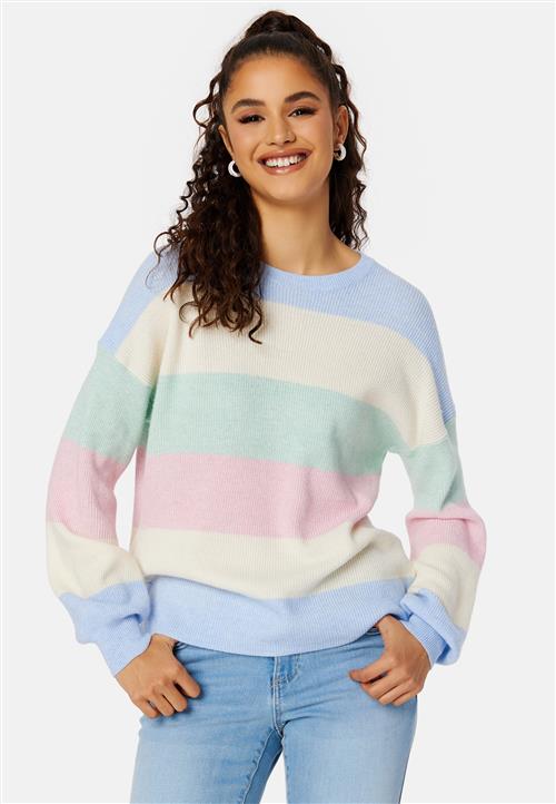 ONLY Atia L/S Stripe Pullover Knt