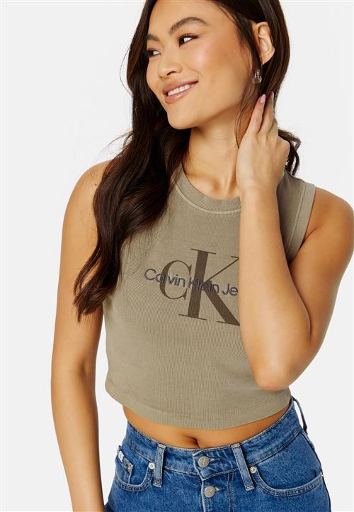 Calvin Klein Jeans Mineral Dye Rib Tank Top
