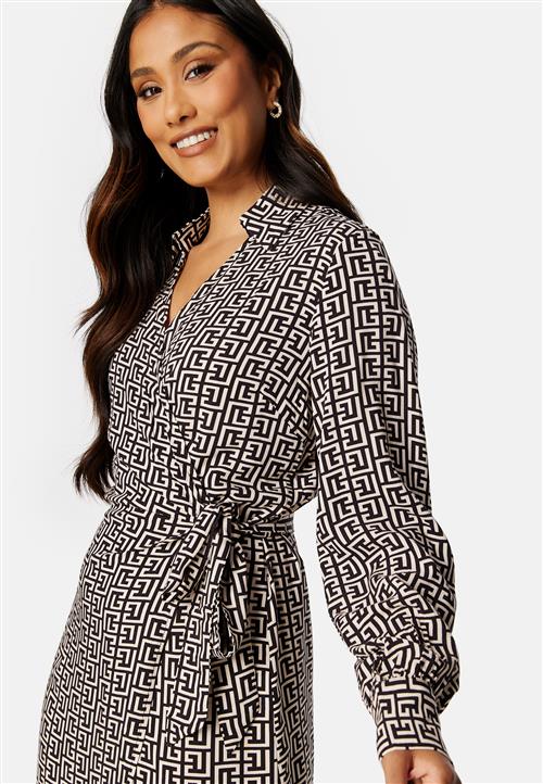 VILA Bana L/S Wrap Midi Dress