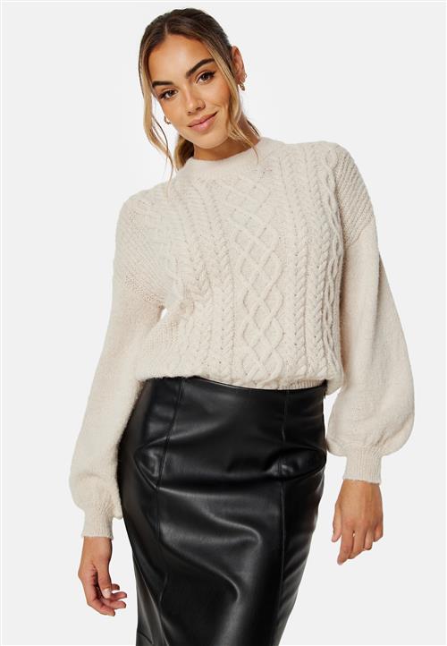 VILA Chinti O-Neck Cable Knit Top