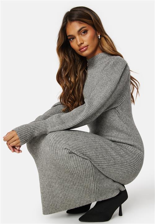 ONLY Katia Puff Long Slit Dress