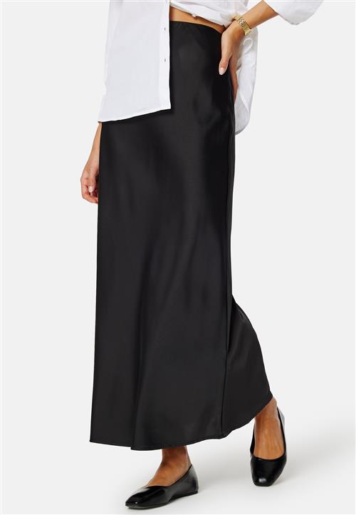 BUBBLEROOM Demi Maxi Satin Skirt