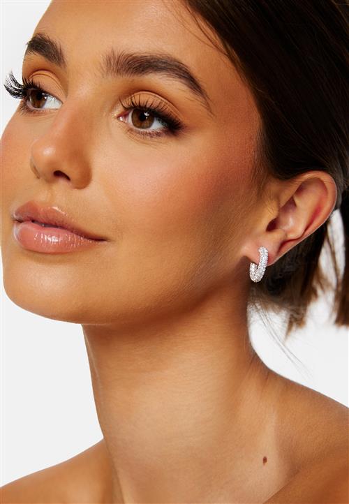 BY JOLIMA Monaco Pave Hoops