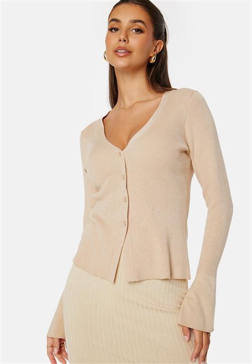 BUBBLEROOM Knitted Rib Cardigan