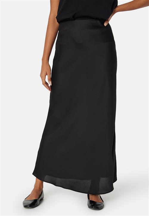 VILA Viellette high waist long skirt