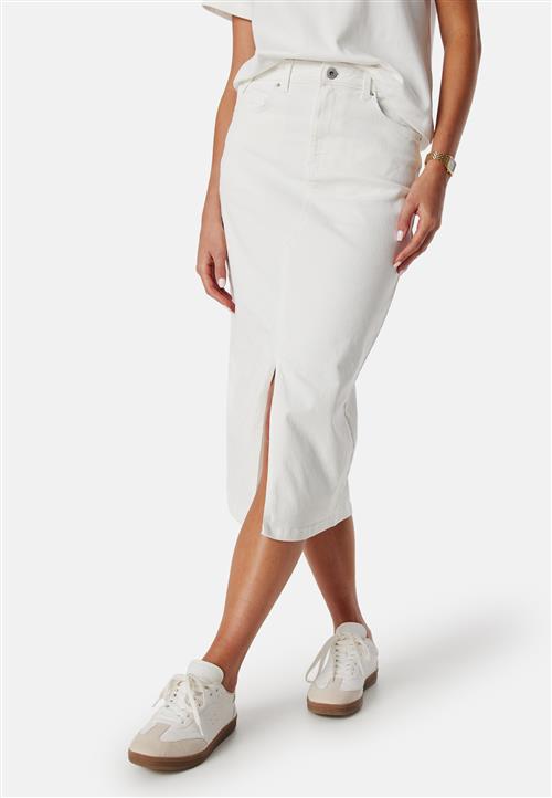 Pieces Pcjessie High Waist denim midi skirt