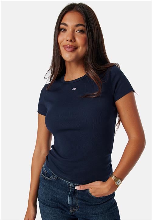 TOMMY JEANS Tjw Slim Essential Rib Ss