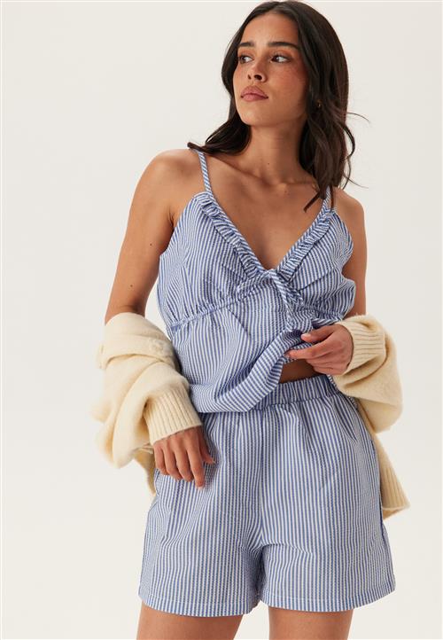 BUBBLEROOM High Waist Striped Shorts
