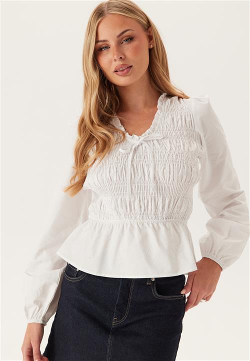 BUBBLEROOM Cotton Smock Blouse