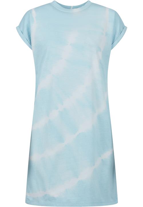 Urban Classics Kjole 'Tie Dye'  blå / hvid