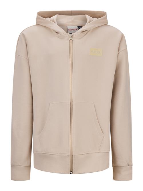 Retour Jeans Sweatjakke 'Jelle'  beige / taupe