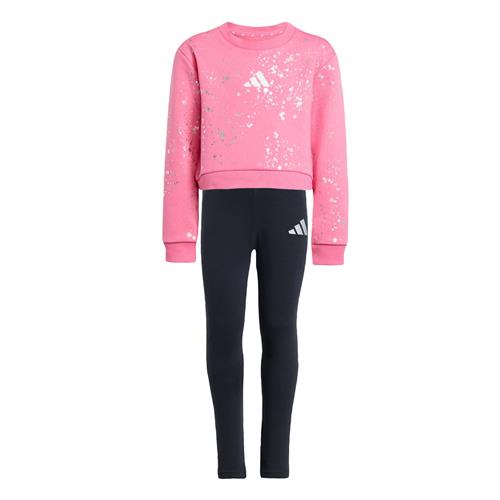 ADIDAS SPORTSWEAR Træningsdragt  lyserød / sort / sølv