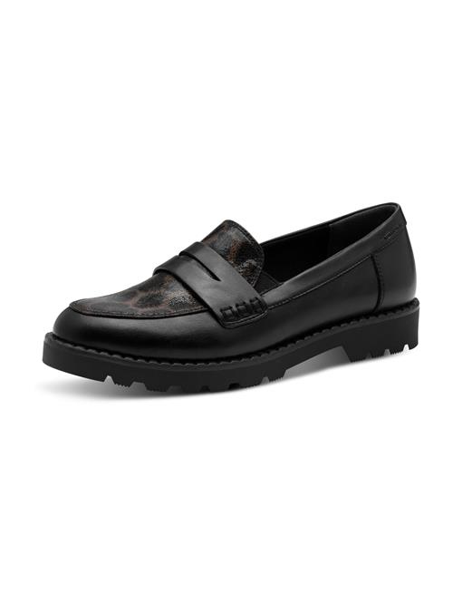 Tamaris Slipper  brun / sort