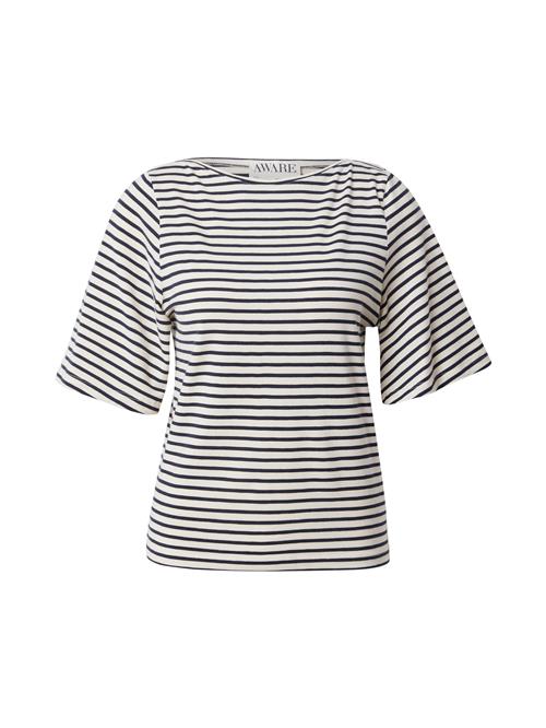 Aware Shirts 'AWFIONA'  creme / natblå