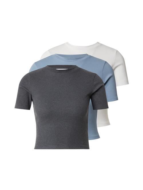 ABOUT YOU Shirts 'Ella'  dueblå / mørkegrå / hvid