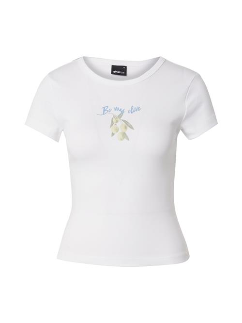 Gina Tricot Shirts  lyseblå / oliven / pastelgrøn / hvid