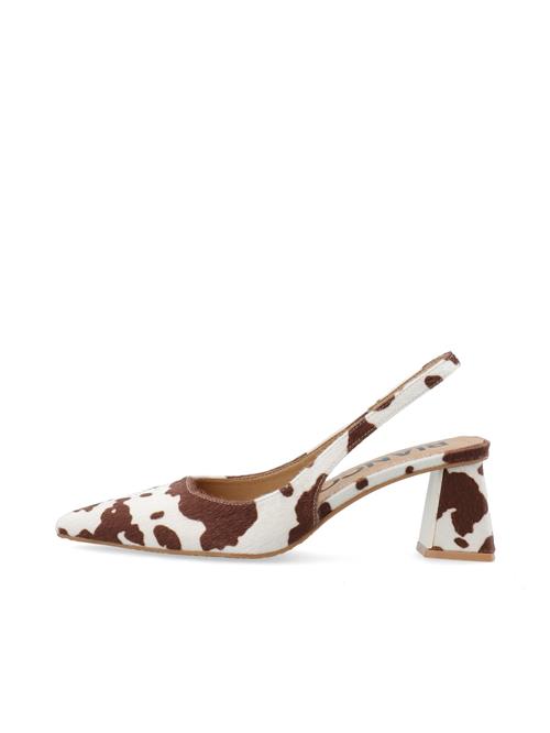 Bianco Slingpumps 'Maralyn'  brun / hvid