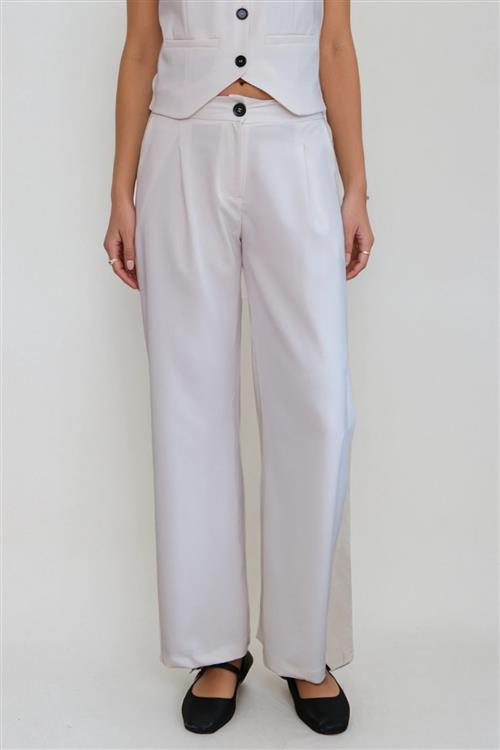 Natalie Pants - Lys Beige - M - TeeShoppen