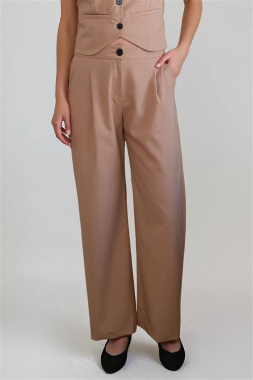 Natalie Pants - Lysebrun - 2XL - TeeShoppen