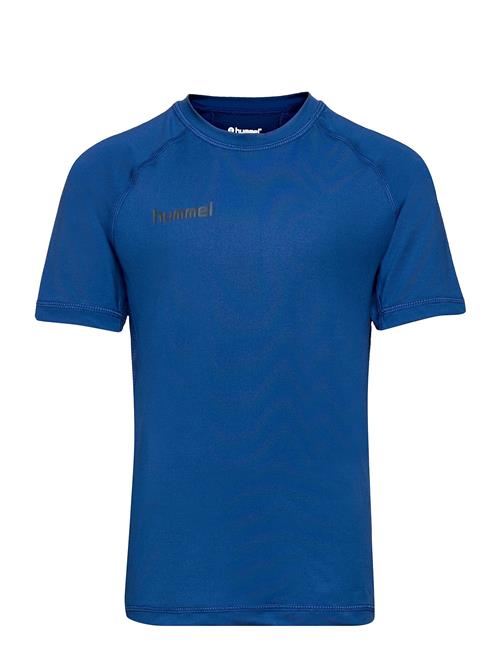 Hml First Performance Kids Jersey S/S Hummel Blue