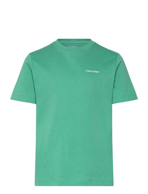 Chest Inst.logo Ss T-Shirt Calvin Klein Green