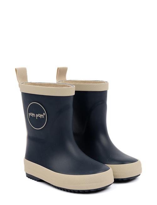 Gumboots™ Solid Pom Pom Blue