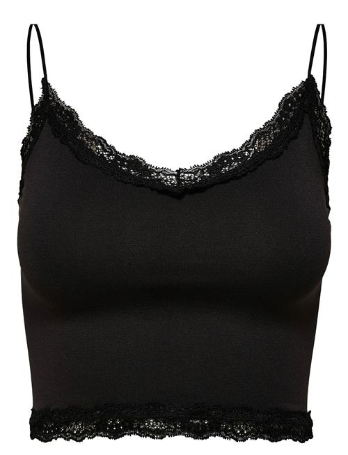 Onlvicky Lace Seamless Cropped Top Noos ONLY Black
