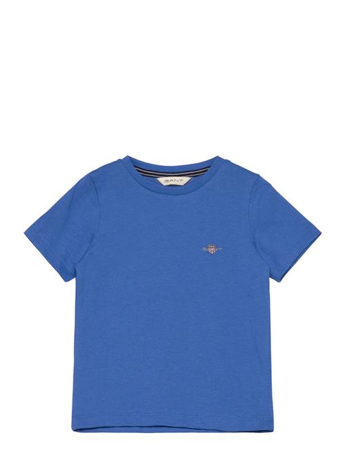 Shield Ss T-Shirt GANT Blue
