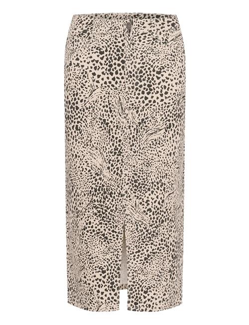 Kalisa Skirt Kaffe Patterned