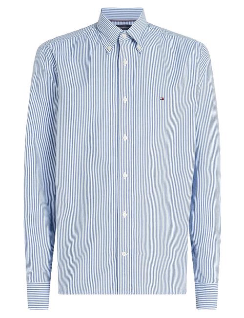 Flex Poplin Classic Stp Rf Shirt Tommy Hilfiger Blue