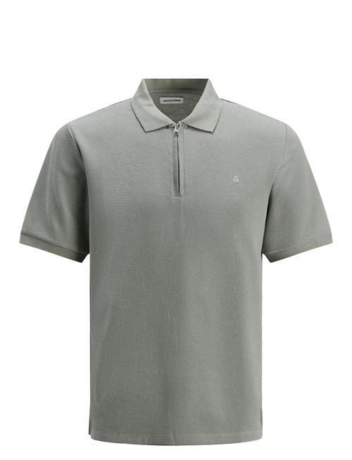 Jack & Jones Jjeaustin Zip Polo Ss Noos Jack & J S Grey