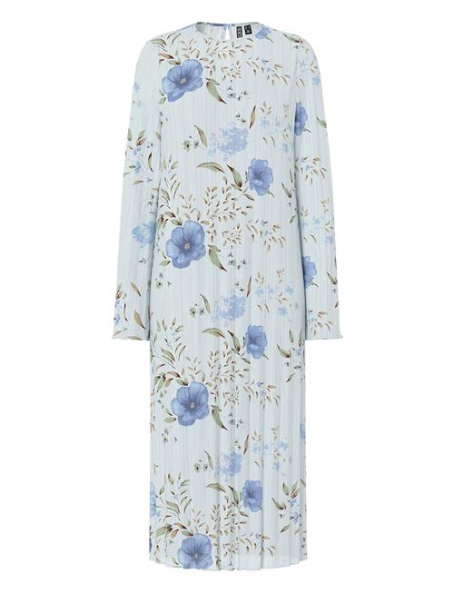 Pcamber Ls Midi Dress Wvn D2D Fsy Pieces Blue