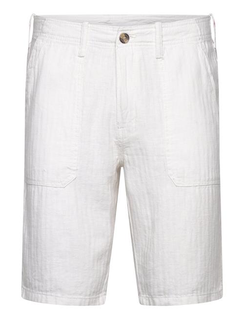 Linen Blend Herringb Shortslinen Blend Herringb Shorts Lindbergh White
