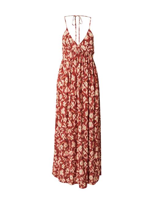 Vanessa Bruno Sommerkjole 'AINA'  beige / aqua / hummer / lyserød