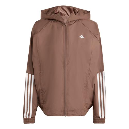 ADIDAS PERFORMANCE Sportsjakke 'Hyperglam'  choko / hvid