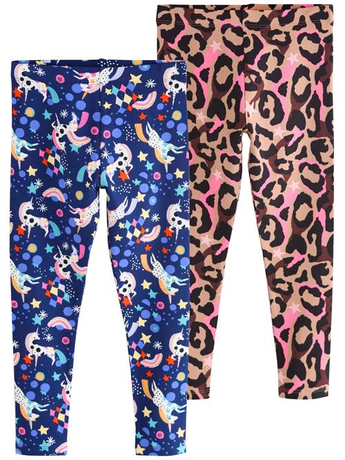 Next Leggings  mørkeblå / brokade / pink / hvid