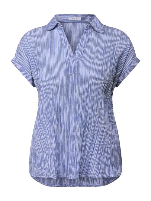 CECIL Bluse  indigo / hvid