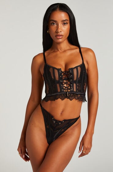 Hunkemöller CIERRA STRING TR sort
