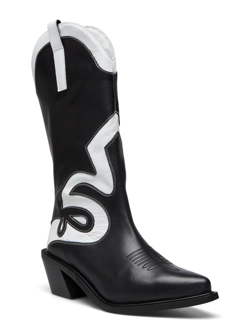 Mount Texas Leather Boots ALOHAS Black