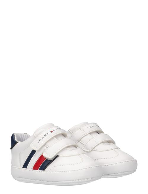 Tommy Hilfiger Crib Shoes With Velcro Tommy Hilfiger White