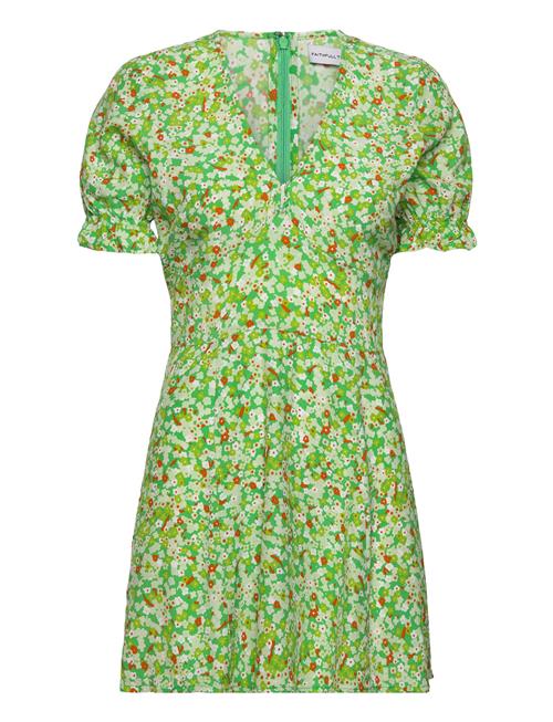 La Belle Mini Dress Faithfull The Brand Green