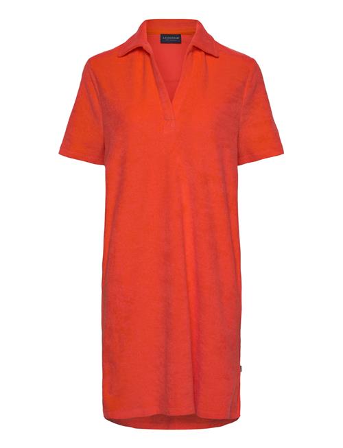 Organic Cotton Terry Polo Dress Lexington Clothing Orange