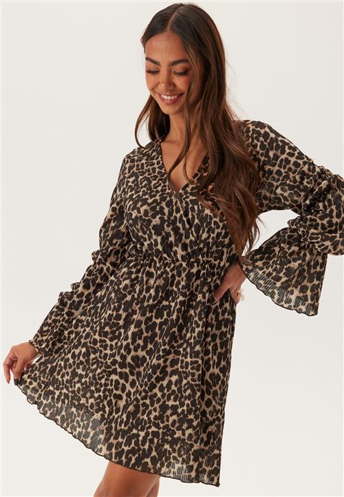 BUBBLEROOM Structure Flounce Short Dress