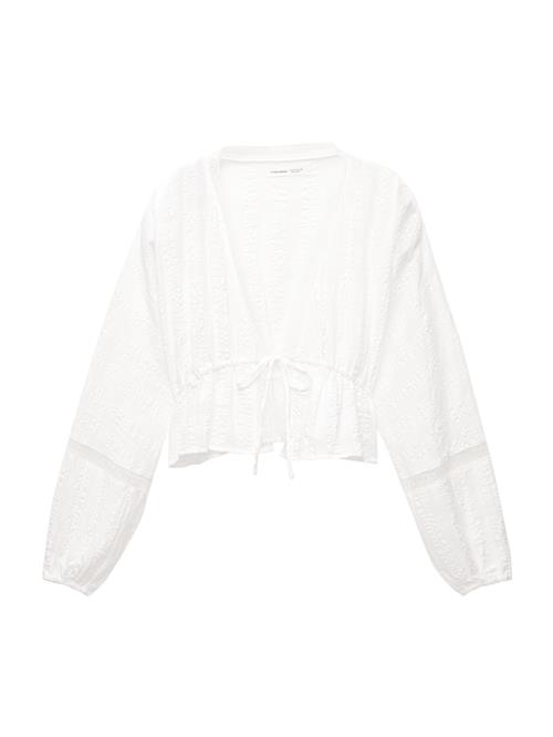 Pull&Bear Bluse  hvid