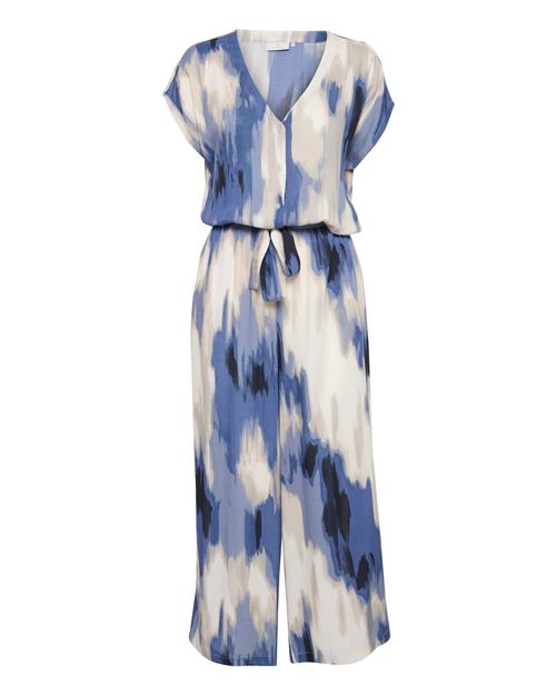 Kaffe Jumpsuit 'Beathe'  ecru / blå / sort