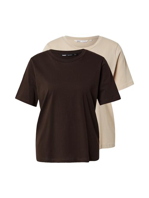 ONLY Shirts 'ONLONLY'  beige / mokka